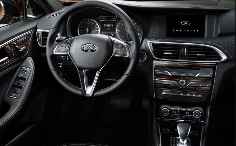 Interior del Infiniti QX30.