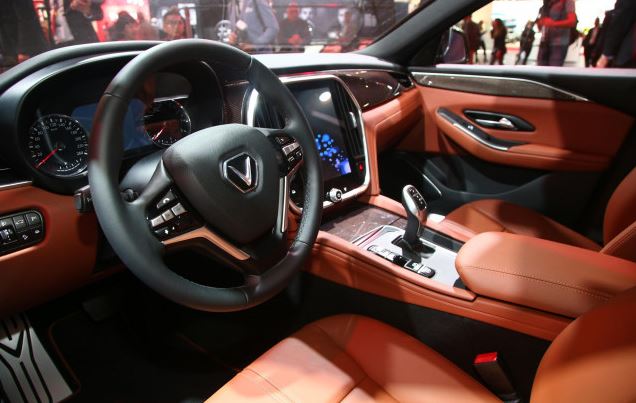 Interior del VinFast Lux A2.0.