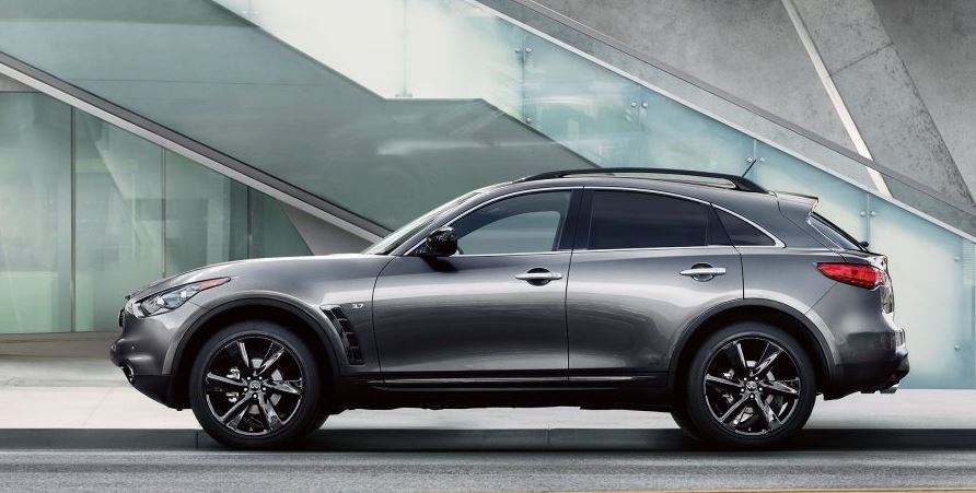 Silueta del Infiniti QX70.