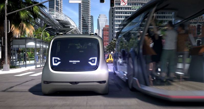Vehículos autónomos de Volkswagen.