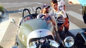 El coche de Alvaro Arbeloa