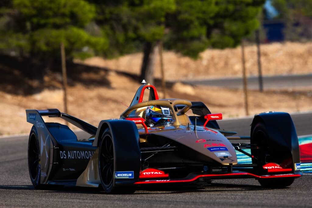 parte delantera Ds e tense formula E 2018