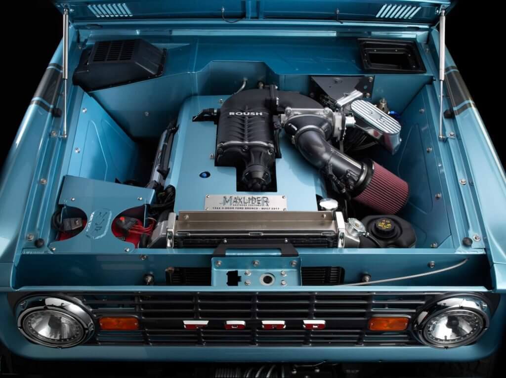 motor ford bronco restomod
