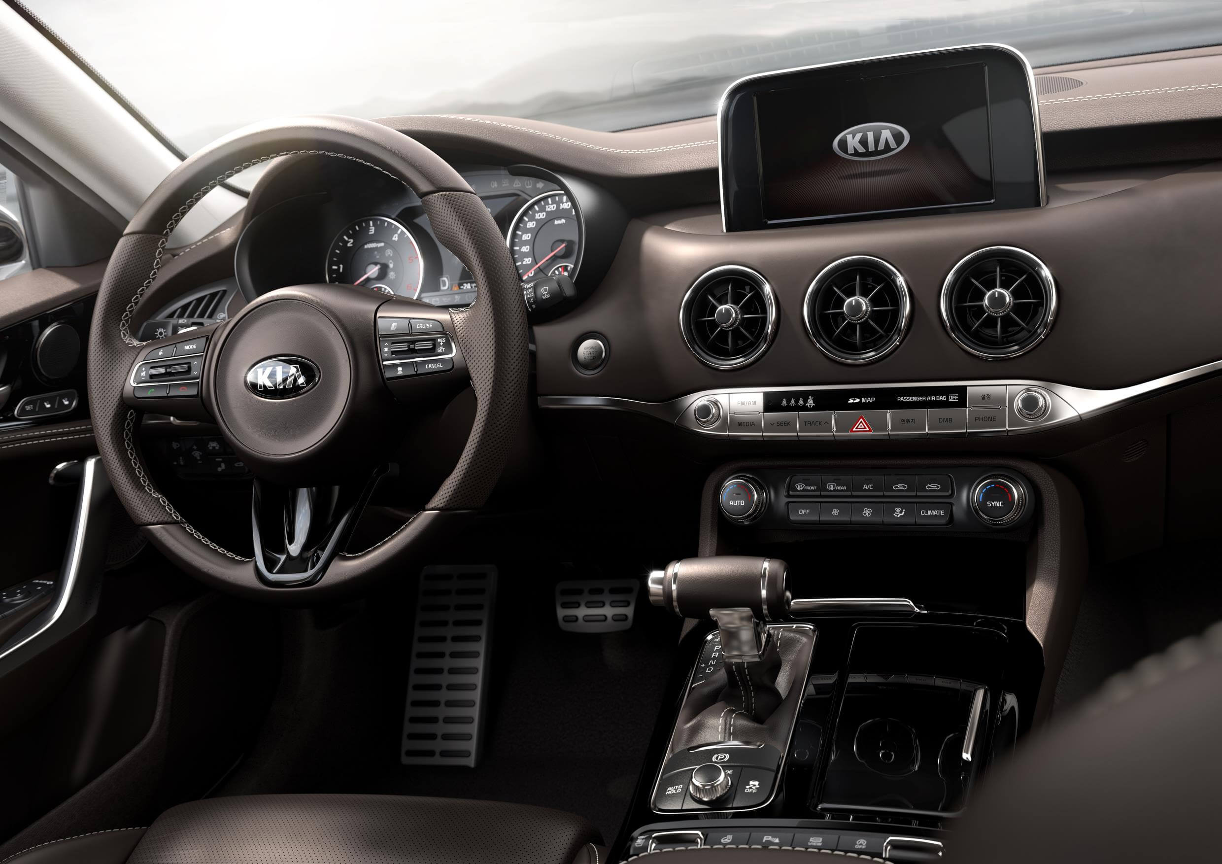 Kia Stinger: interior