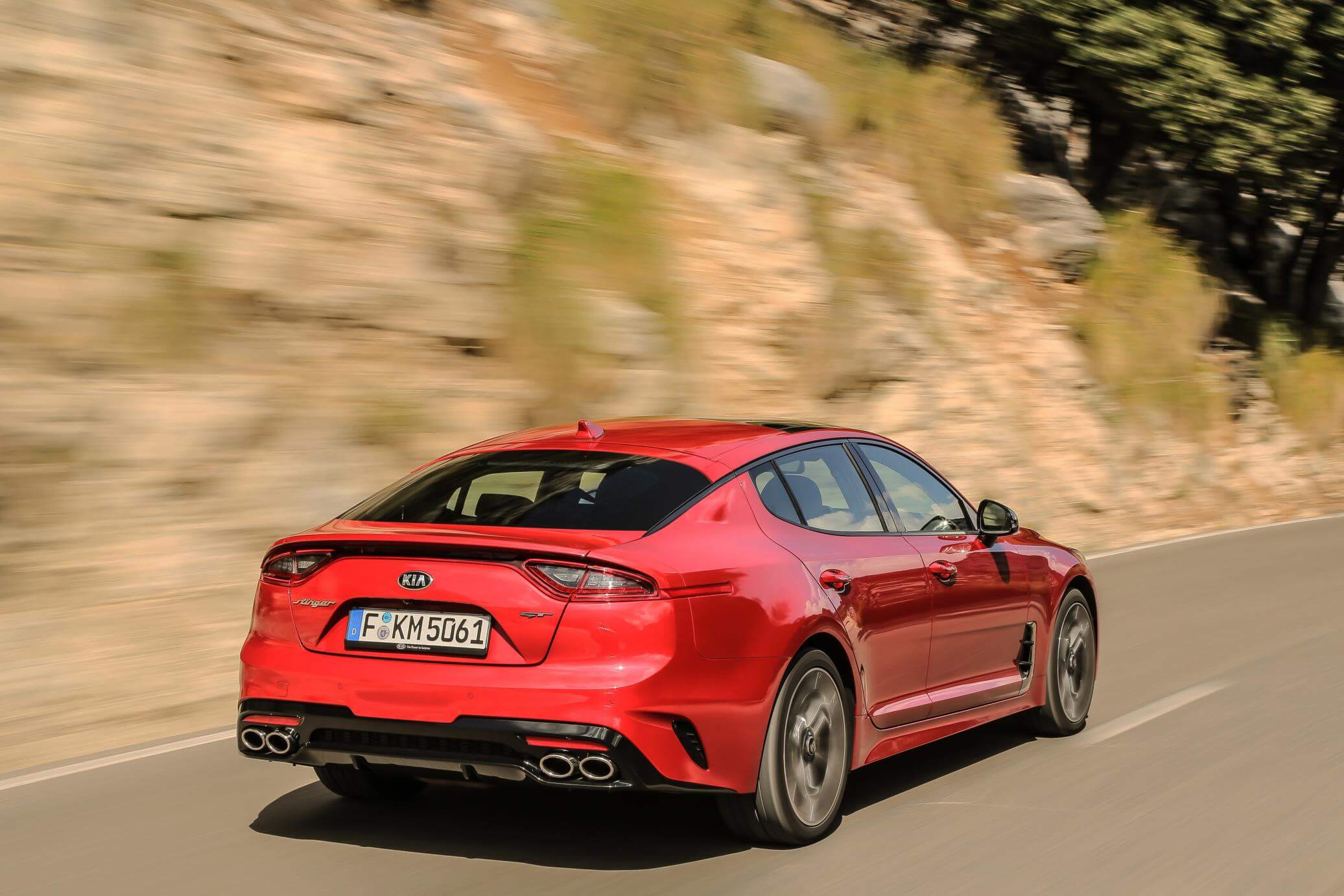 Kia Stinger: trasera