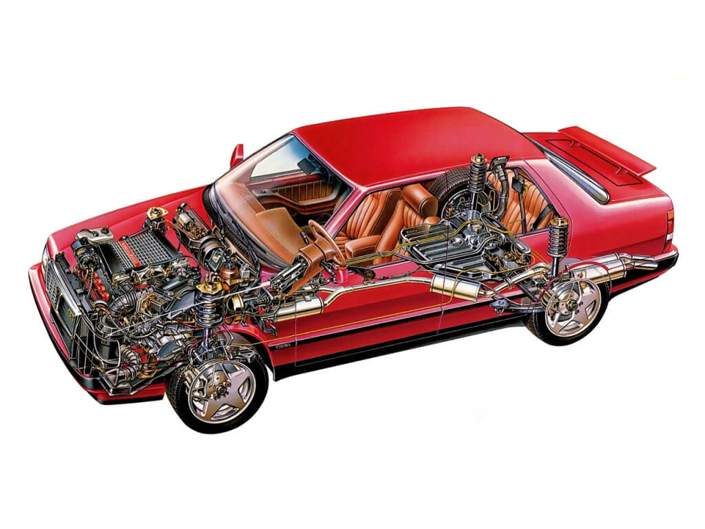 Lancia Thema 8.32: técnica