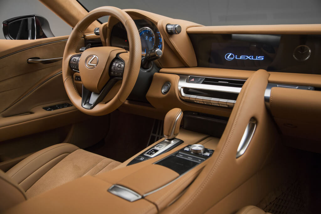 interior del lexus lc 500