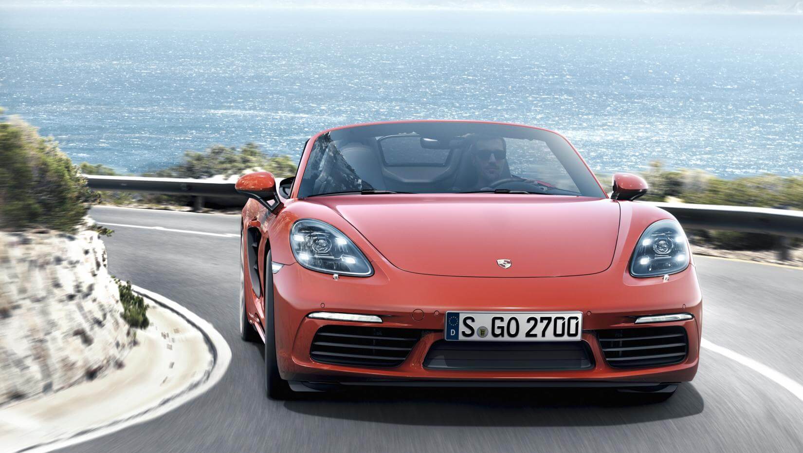 Porsche 718 Boxster: frontal