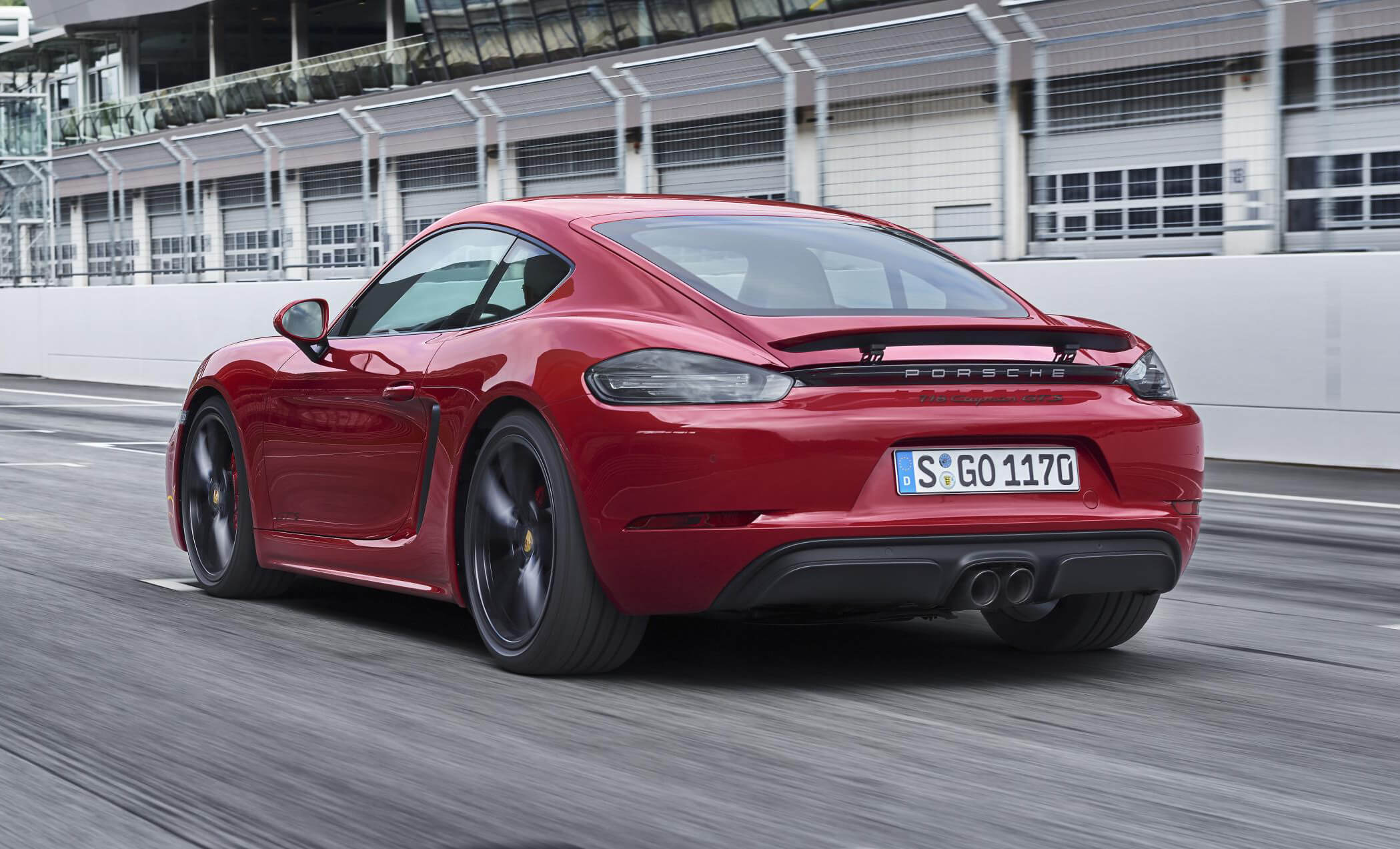 Porsche 718 Cayman GTS: trasera