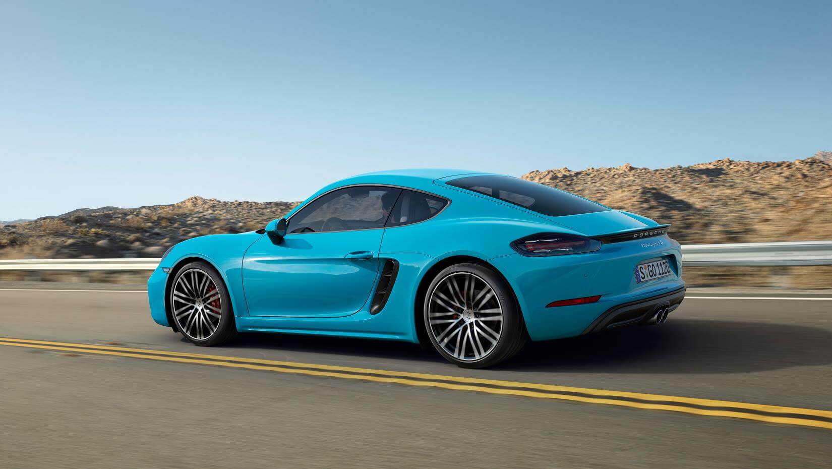 Porsche 718 Cayman: trasera