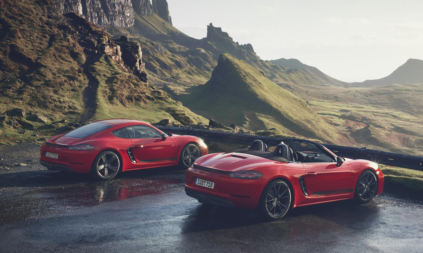 Porsche 718 T: trasera