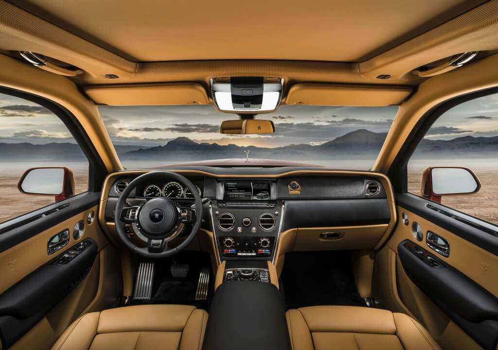 interior rolls royce cullinan