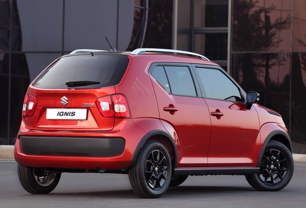 parte trasera suzuki ignis año 2017