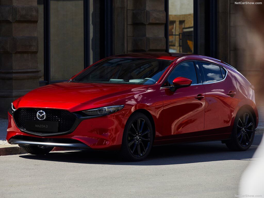 Frontal del nuevo Mazda 3