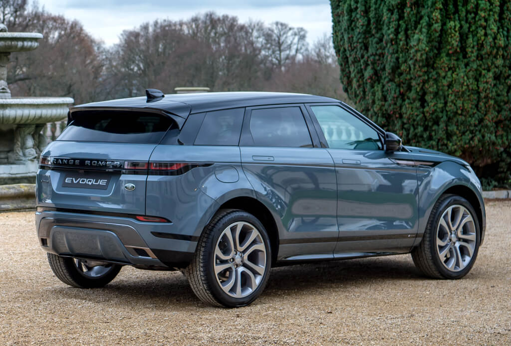 Range Rover Evoque 2019: trasera.