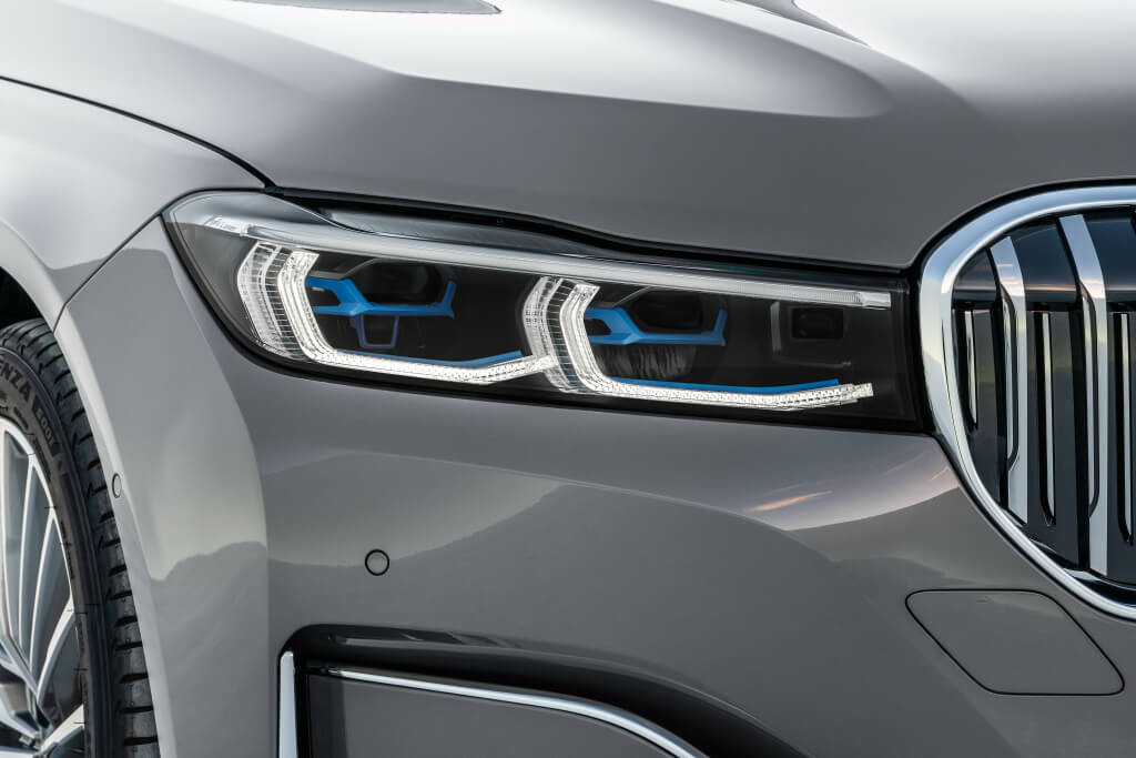 BMW Serie 7 2019: luces láser.