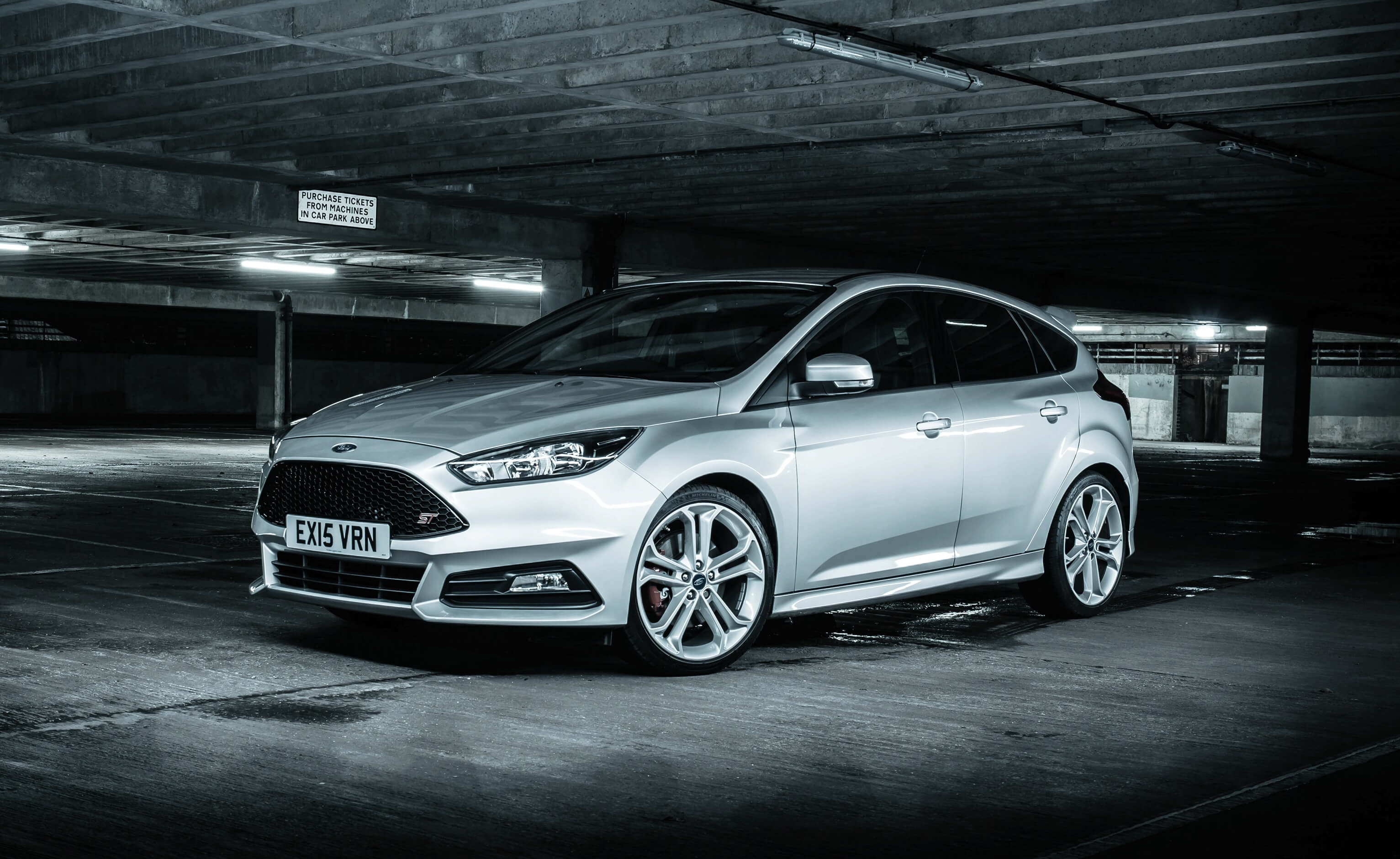 Frontal del Ford Focus ST.