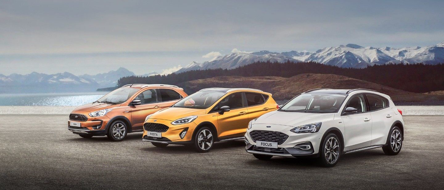 Gama Ford Active (Focus, Fiesta y Ka+).