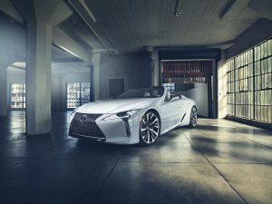 Lexus LC descapotable, prototipo presentado en el Salón de Detroit
