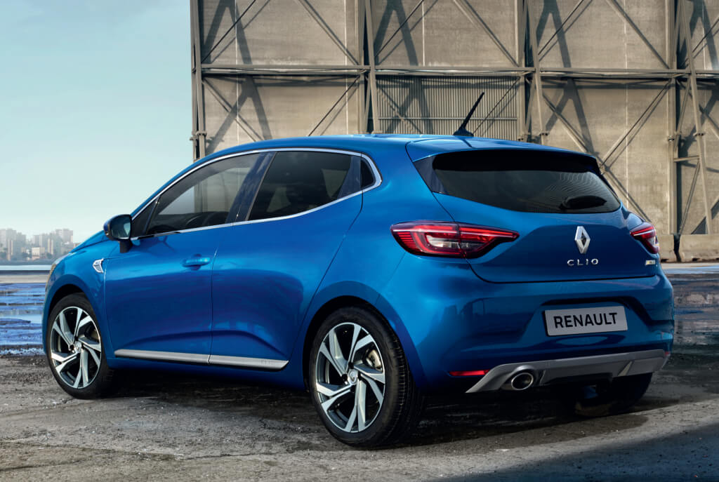 Zaga del Renault Clio 2019 R.S. Line.