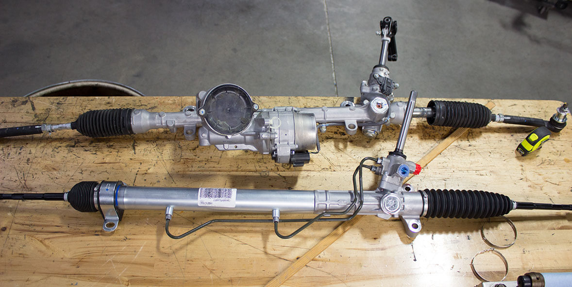 Dirección hidráulica en lugar de eléctrica