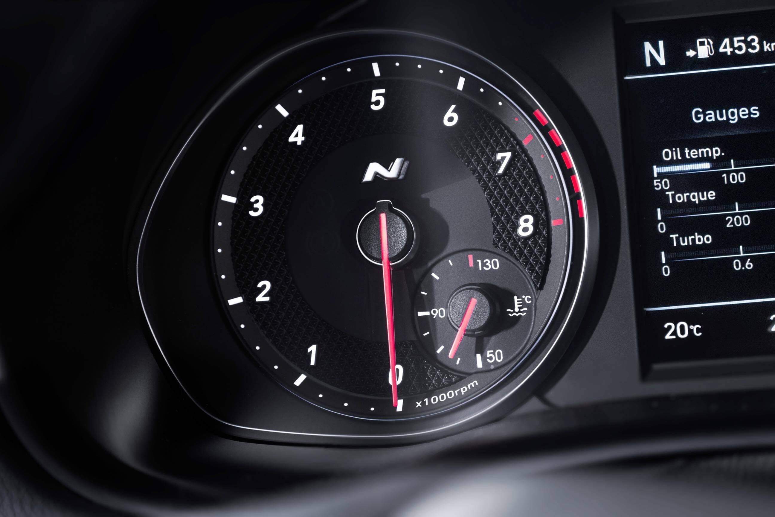 Hyundai i30 Fastback N: instrumentación