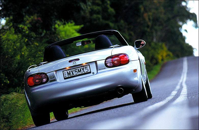 Mazda MX-5 SP Turbo: trasera