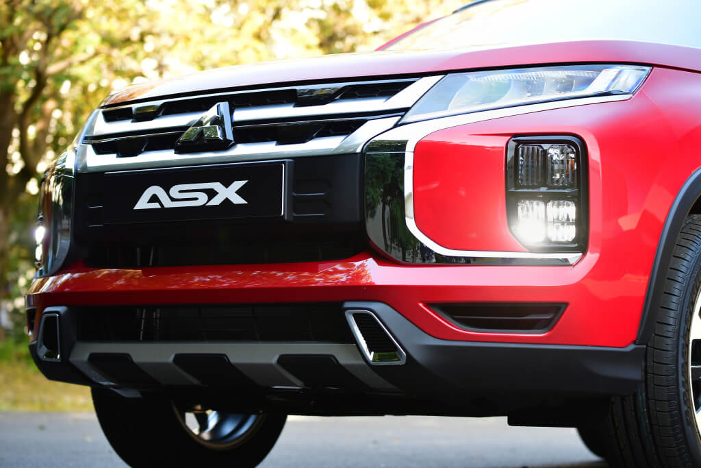  Mitsubishi ASX 2019: detalle de la parrilla.