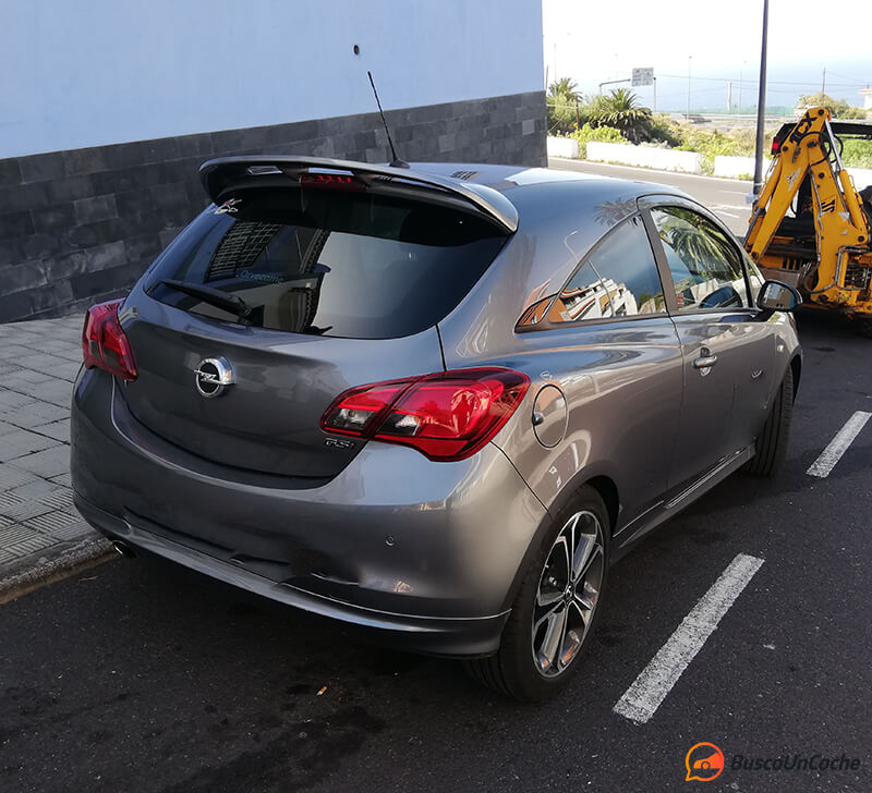 Opel Corsa GSi: trasera