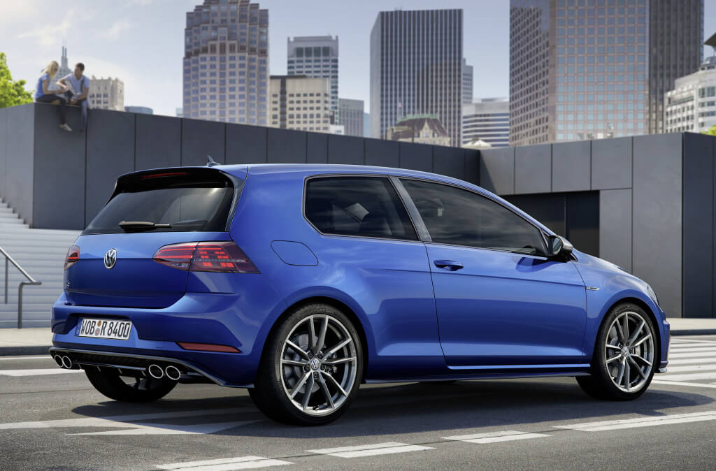 Volkswagen Golf R: trasera