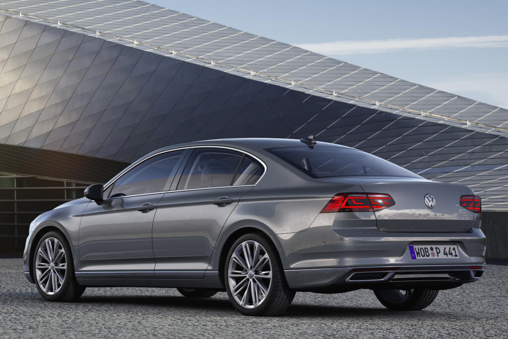 Zaga del Volkswagen Passat 2019.