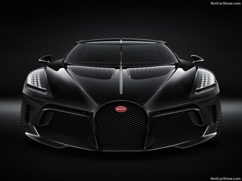 Bugatti La Voiture Noire: frontal