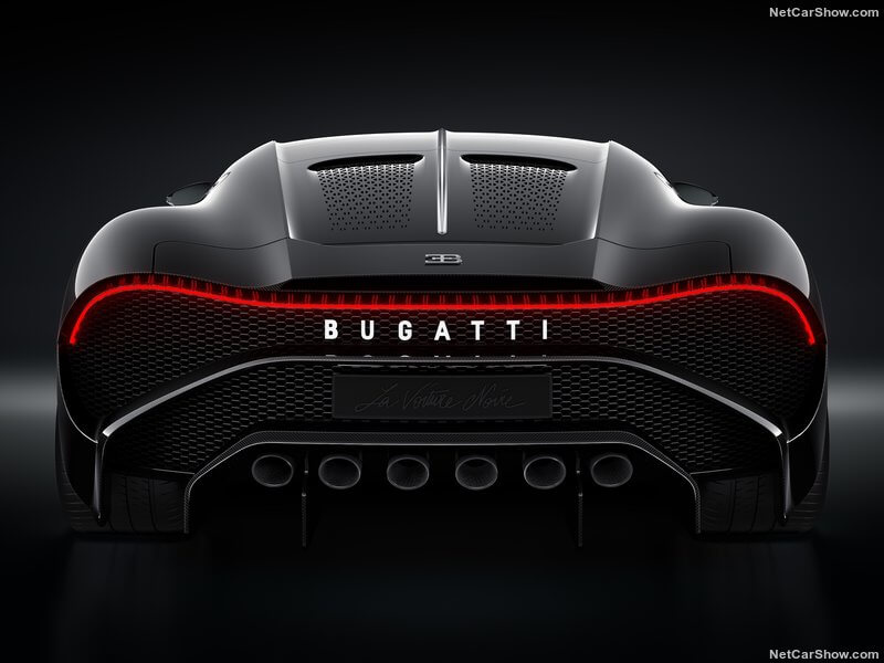 Bugatti La Voiture Noire: trasera