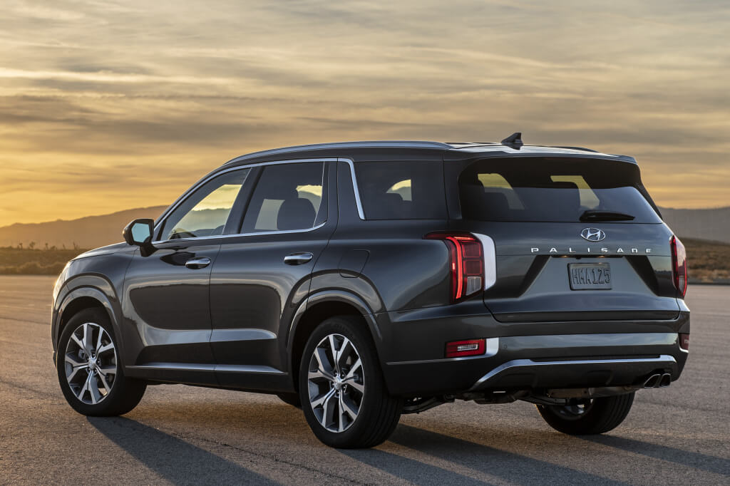 Hyundai Palisade: trasera.