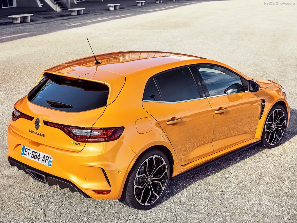 Renault Megane RS, trasera.