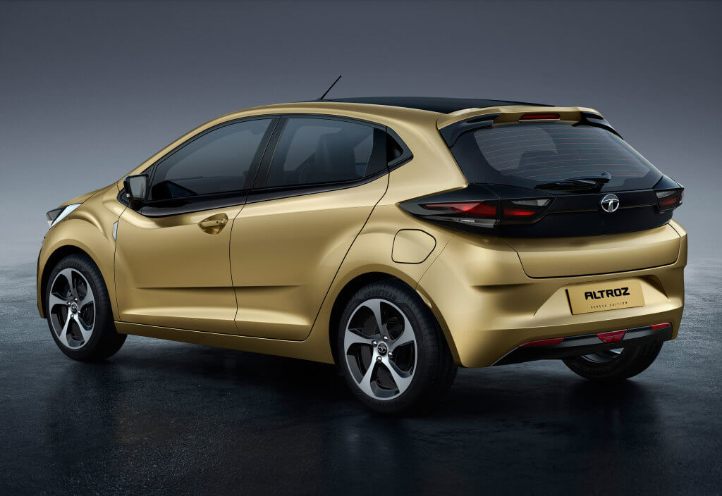 Tata Altroz: trasera.