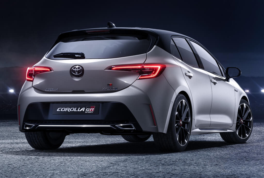 Toyota Corolla GR Sport: trasera.