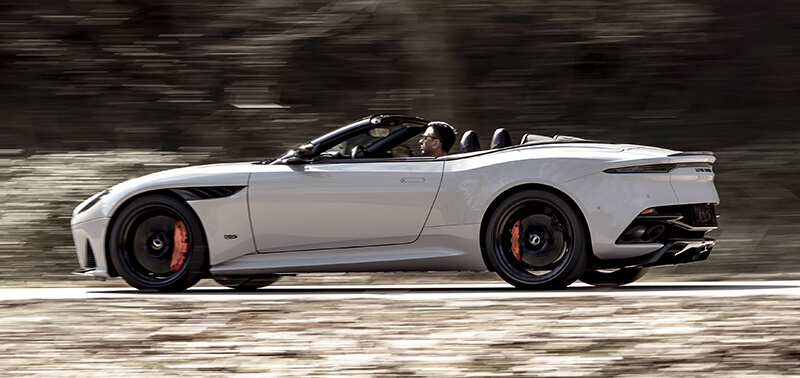 Aston Martin DBS Superleggera Volante: lateral