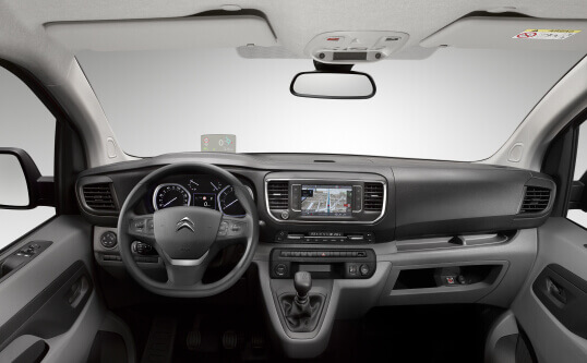 Citroën Jumpy, diseño interior.