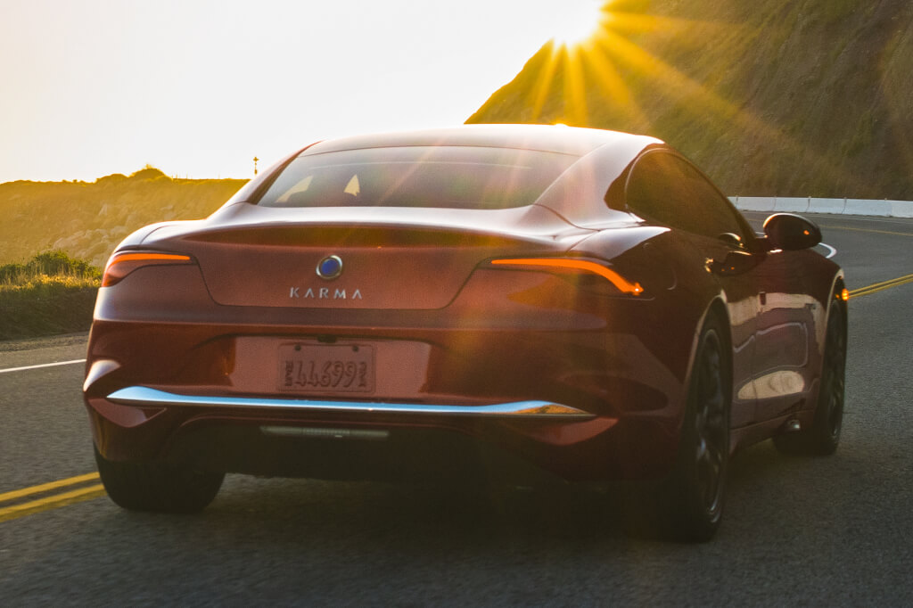 Karma Revero GT 2020: trasera.