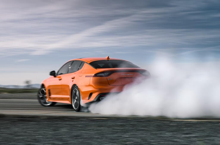 Kia Stinger GTS: modo drift