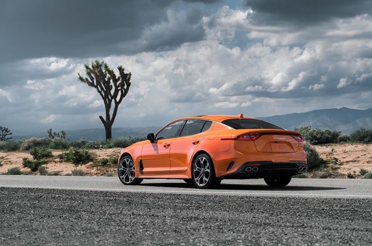 Kia Stinger GTS: trasera