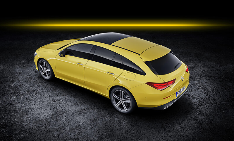 Mercedes CLA Shooting Brake: trasera