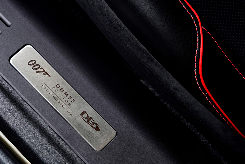Aston Martin DBS Superleggera James Bond Edition: número de unidad