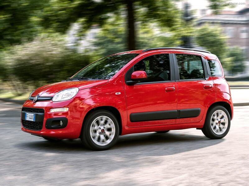 Fiat Panda, diseño lateral.