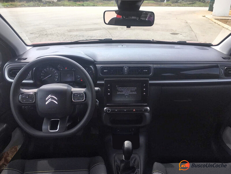 Interior del Citroën C3 Feel 1.2 PureTech.