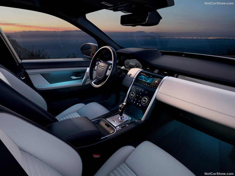Land Rover Discovery Sport 2020, diseño interior.