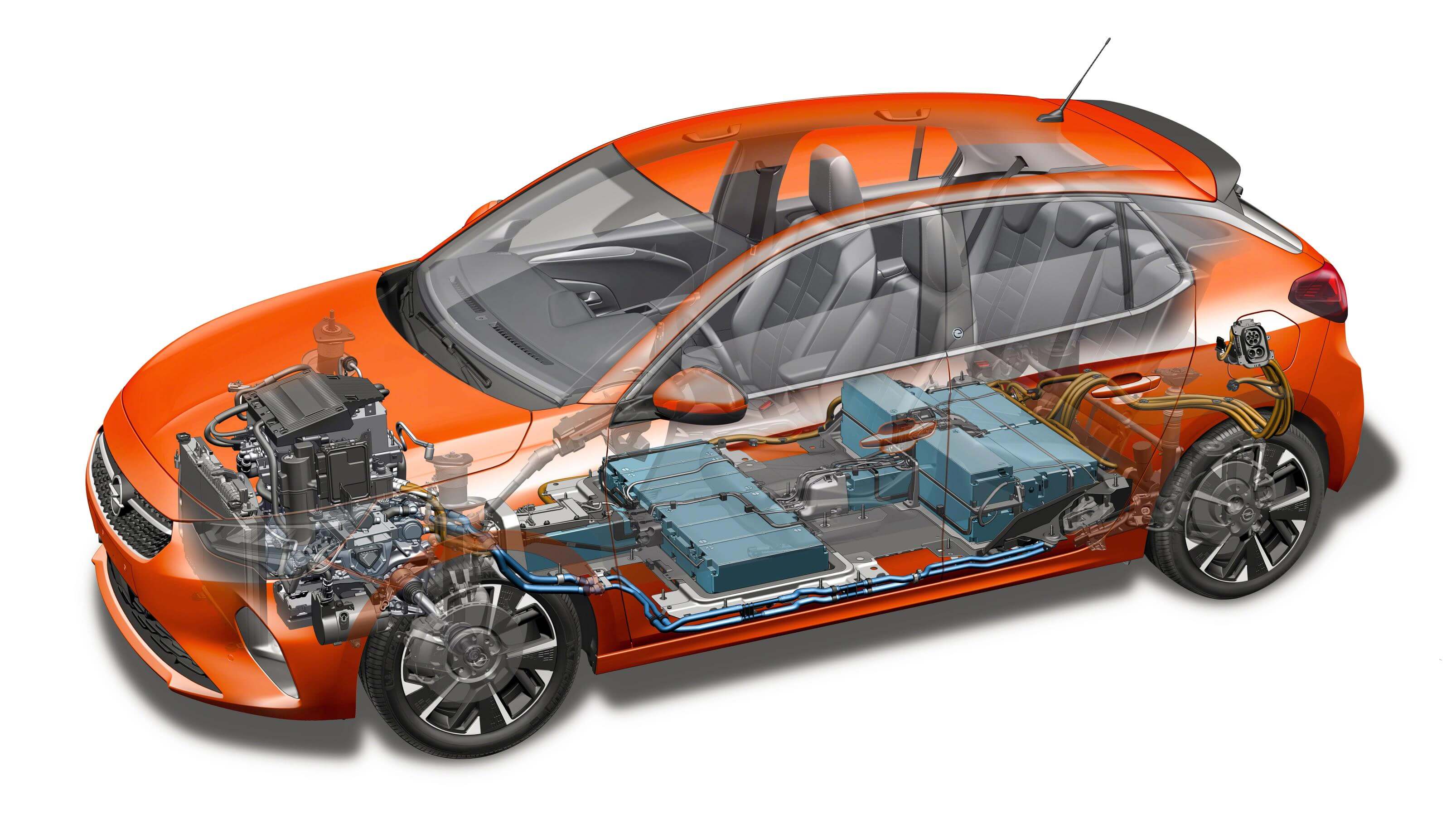 Opel Corsa-e: diagrama
