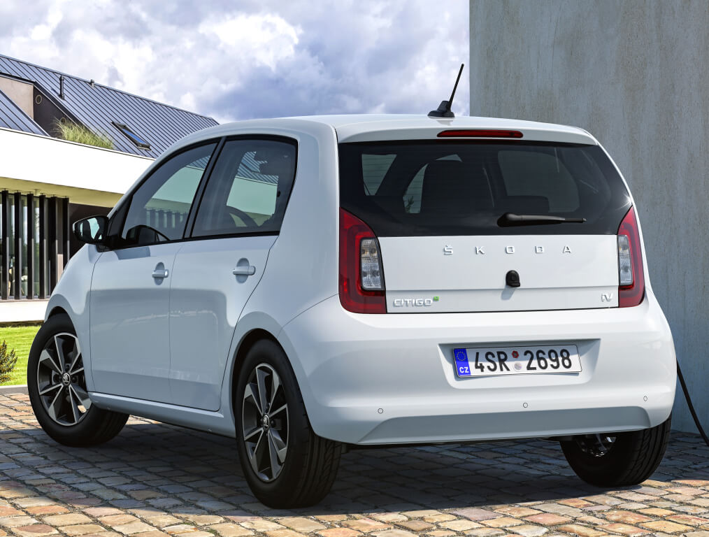 Skoda Citigo-e iV: trasera.