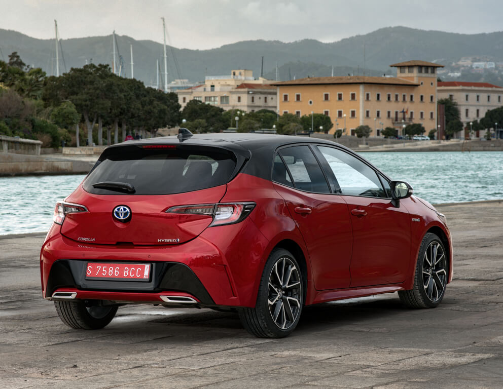 Toyota Corolla Hybrid: trasera